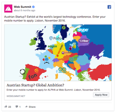 เสียงจากลูกค้า ตัวอย่าง Web Summit