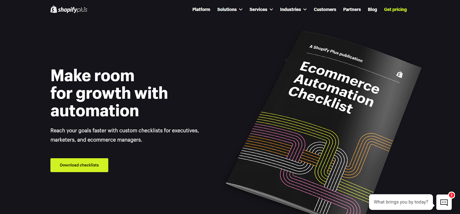 контентная реклама Shopify целевая страница