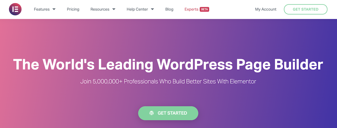 Examen du logiciel de page de destination Elementor