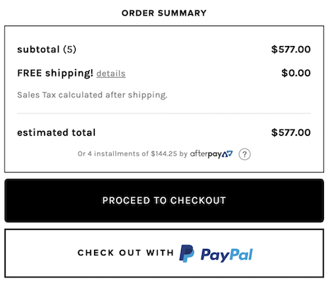 معالجة دفع التخلي عن عربة التسوق