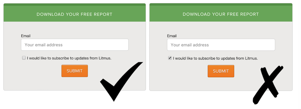 przykład marketingu opartego na pozwoleniach