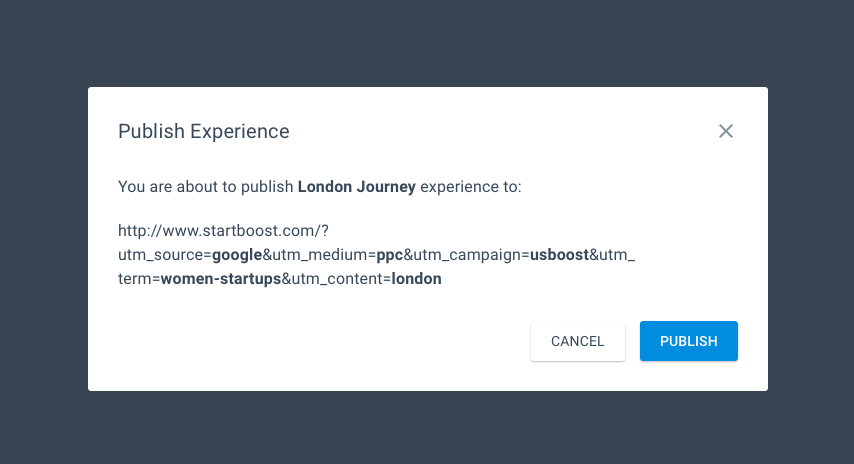 UTM 매개변수 Instapage 게시