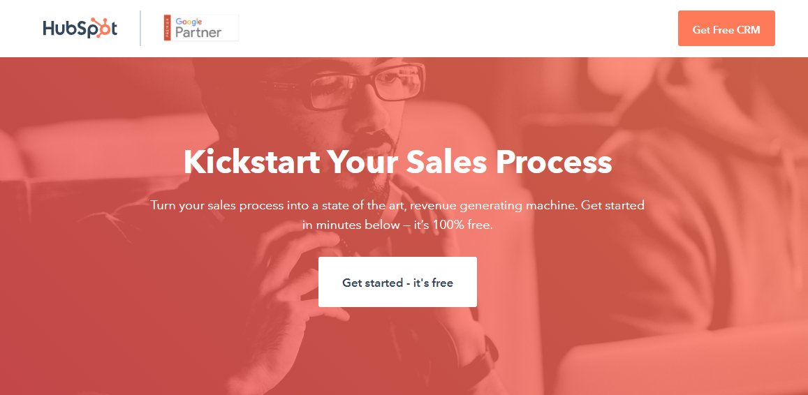 Beispiel für eine Hubspot-Landingpage