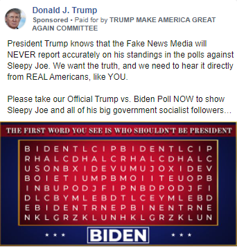 Contenuti sponsorizzati da Facebook