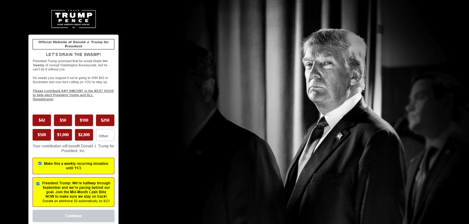 pagina di destinazione dell'estensione di ricerca di Google