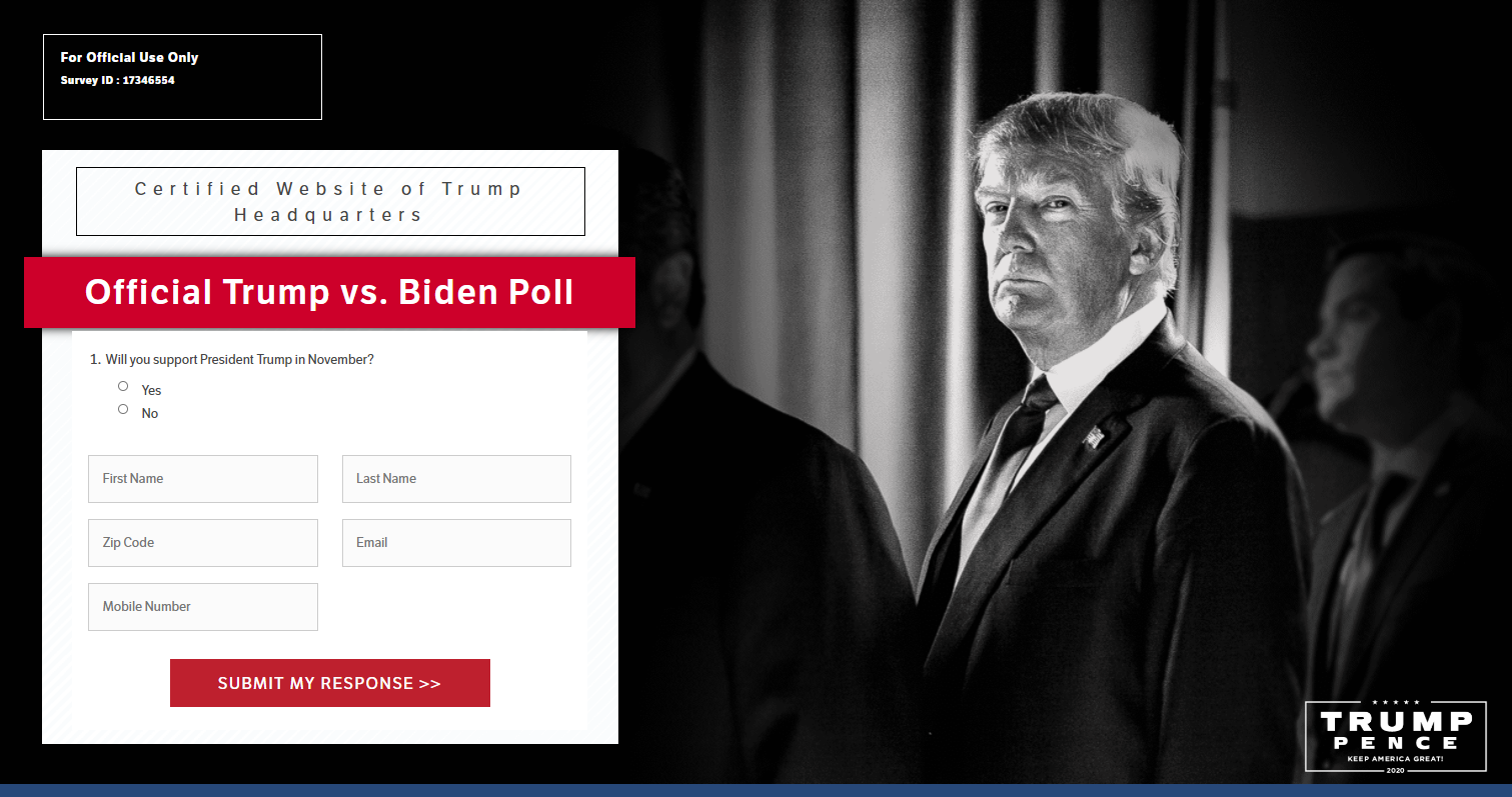 Sondaggi Trump vs Biden