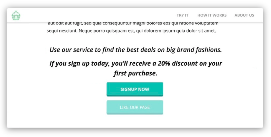 ตัวอย่าง CTA