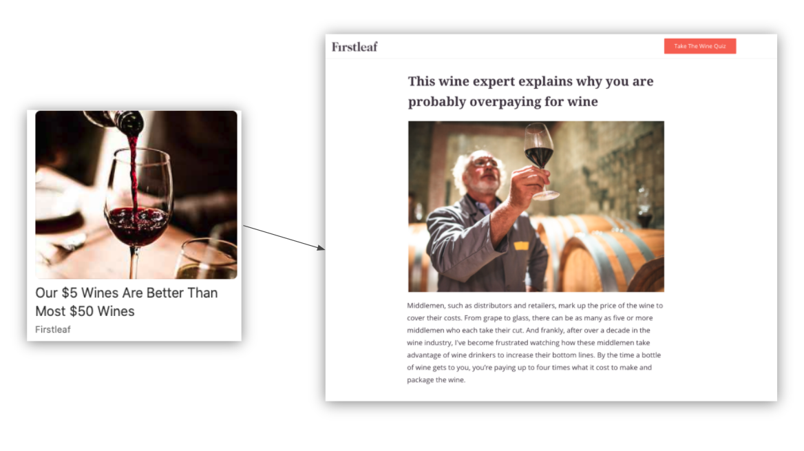 ตัวอย่างการเขียนคำโฆษณา FirstLeaf