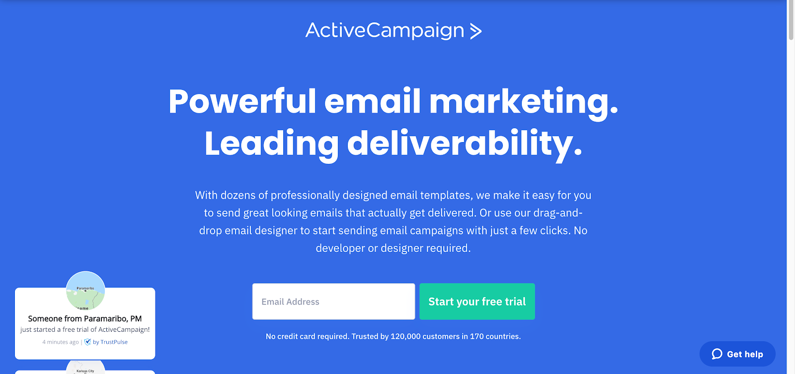 การตลาดทางอีเมลของ ActiveCampaign