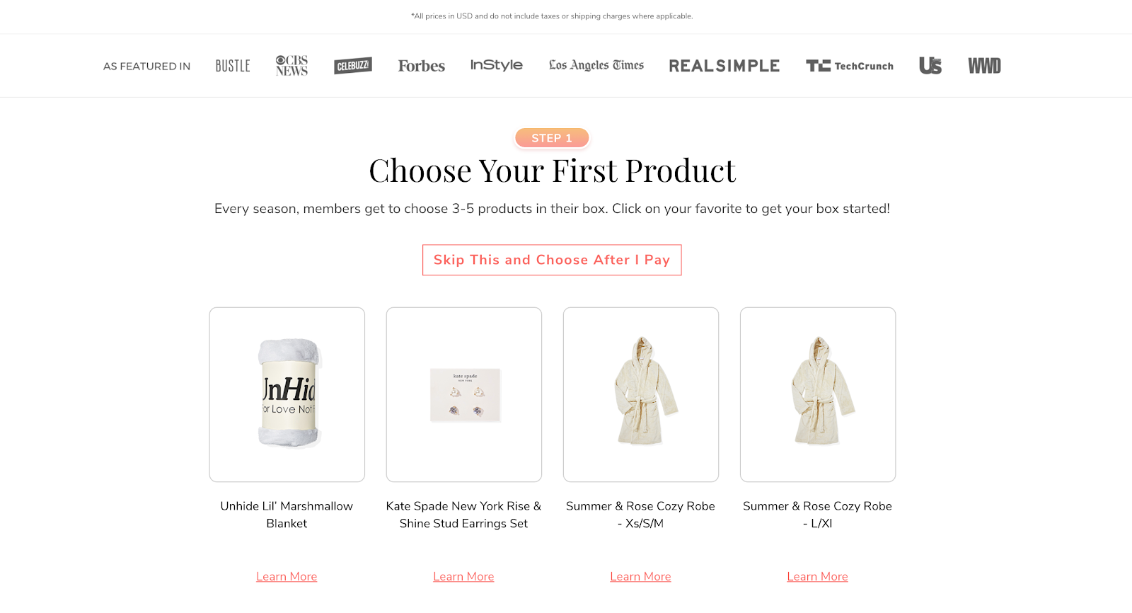 FabFitFun ชำระเงิน