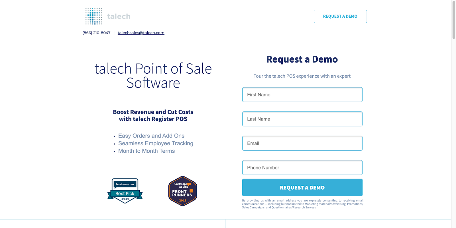 Talech ครึ่งหน้าบน