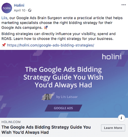 Holini ad