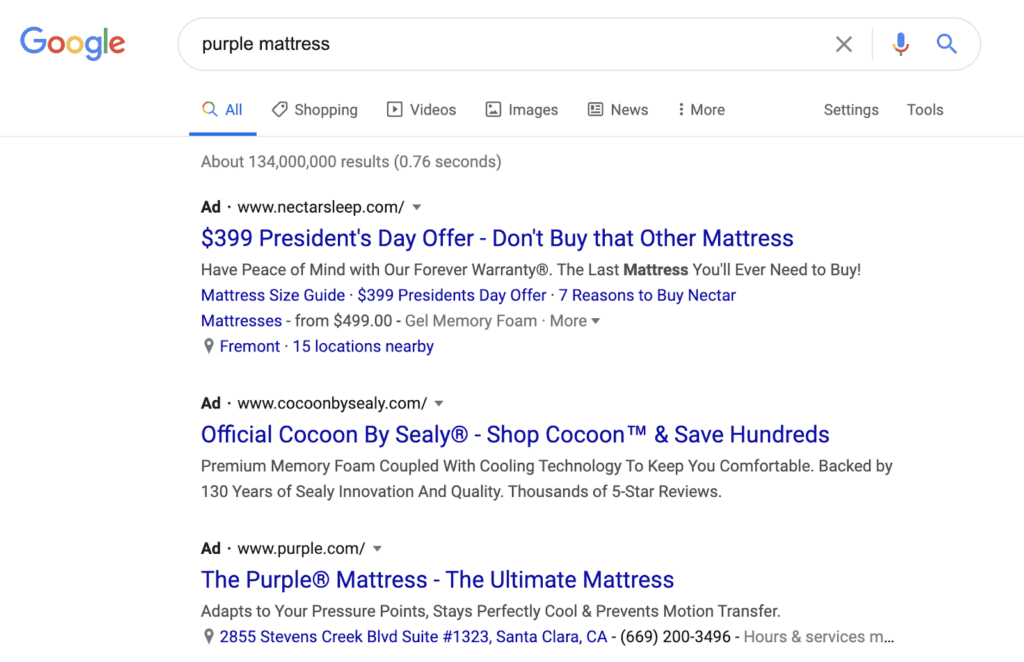 Нектар поиск в гугл