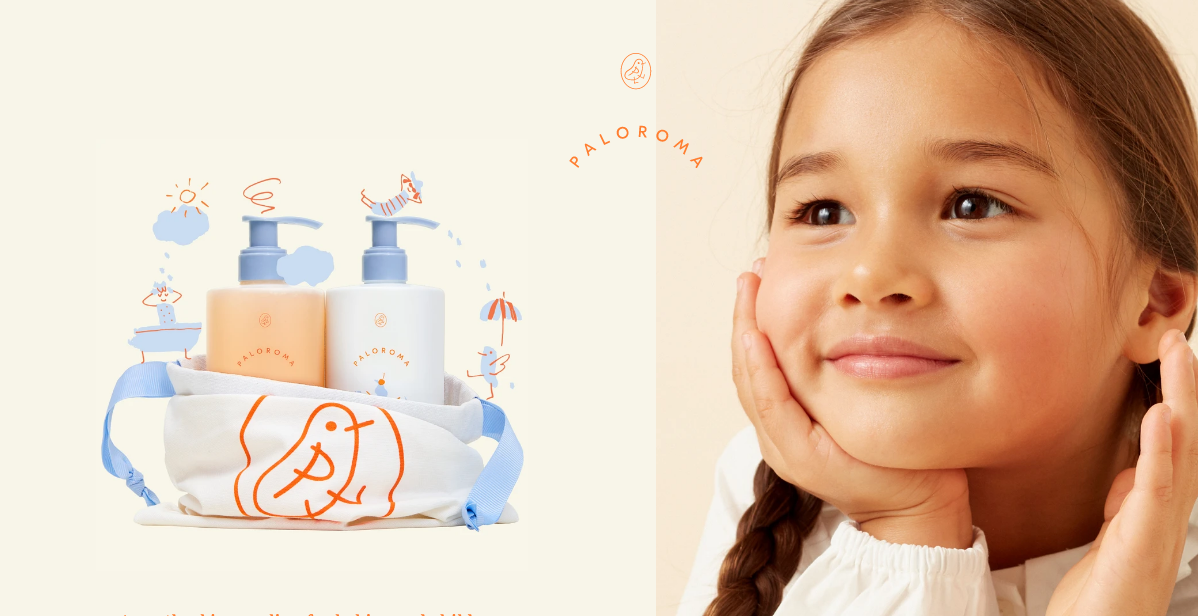 Exemplo de página de destino Paloroma