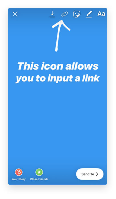 인스타그램 기능에서 위로 스와이프 기능 사용하기(방법)
