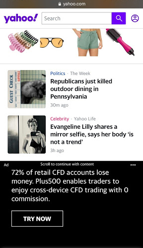 モバイルウェブバナー広告