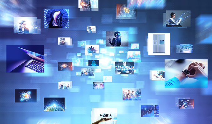 images de divers gadgets et appareils