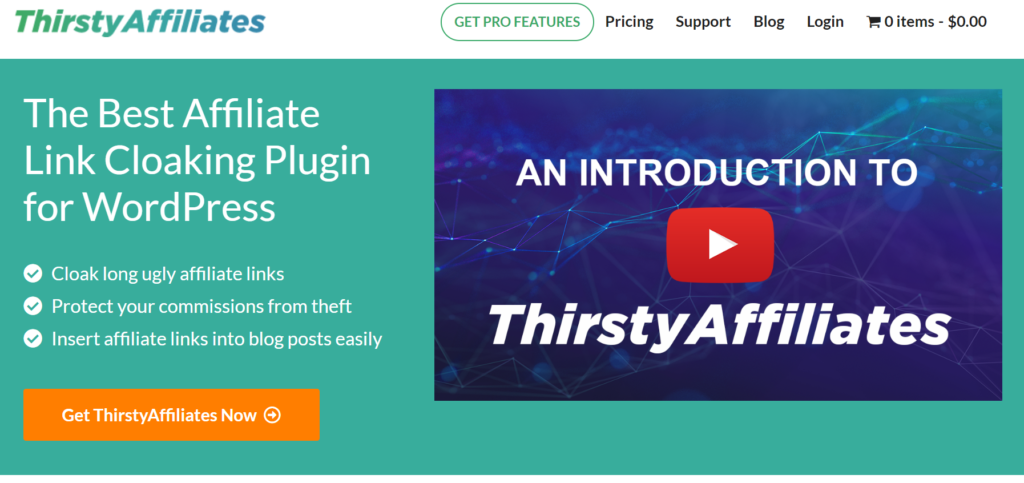 のどが渇いたアフィリエイトのメインページ