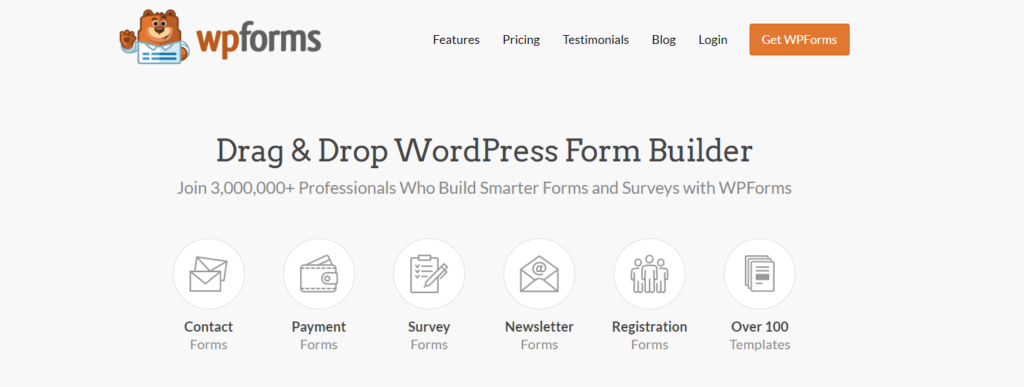 WPFormsメインページ