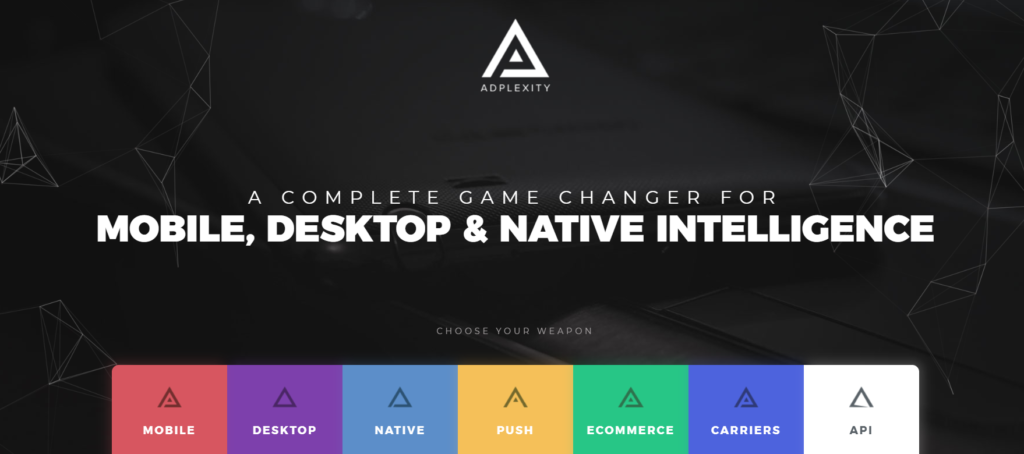 AdPlexityメインページ