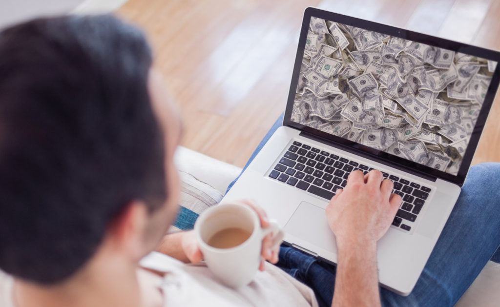 profitti del marketing di affiliazione con il tuo sito web