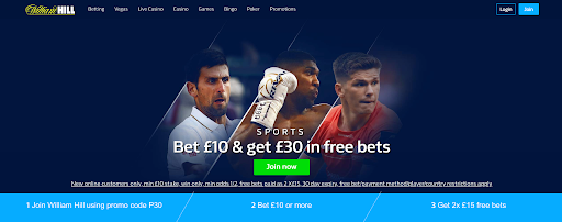 Programa de afiliados de apostas online William Hill