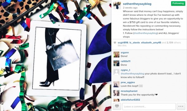 Instagramコンテスト