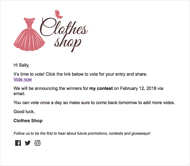 กำหนดการเตือนความจำเพื่อโหวตเทมเพลต