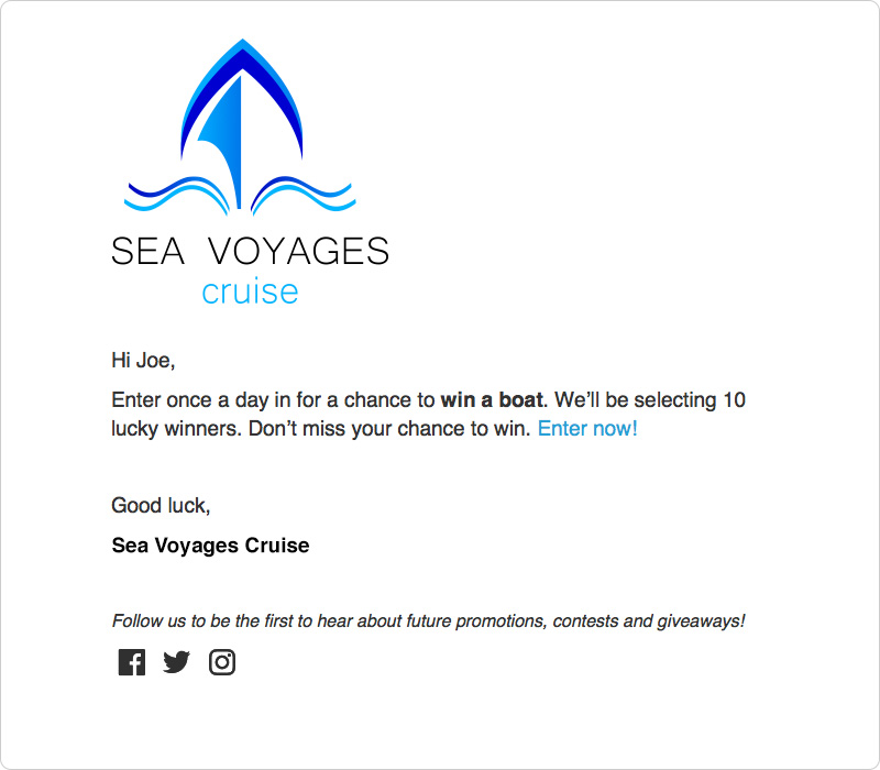 เทมเพลตโปรโมชั่นการแข่งขัน/แจกของรางวัลตามกำหนดเวลา