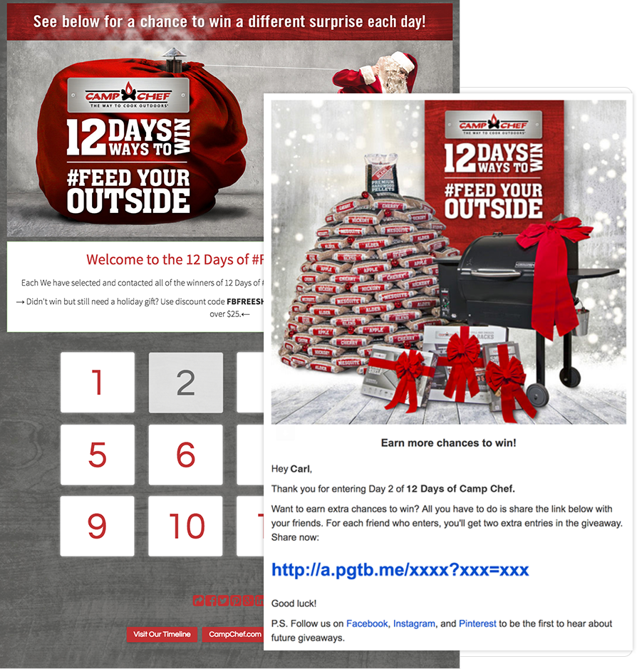 Kampania Camp Chef z autoresponderami