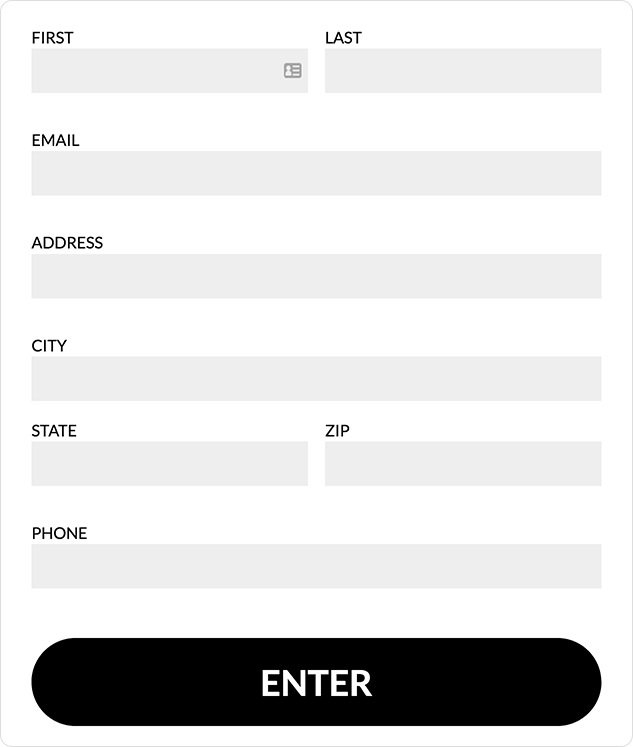 Chciwy formularz, proszący o dużo informacji od użytkownika