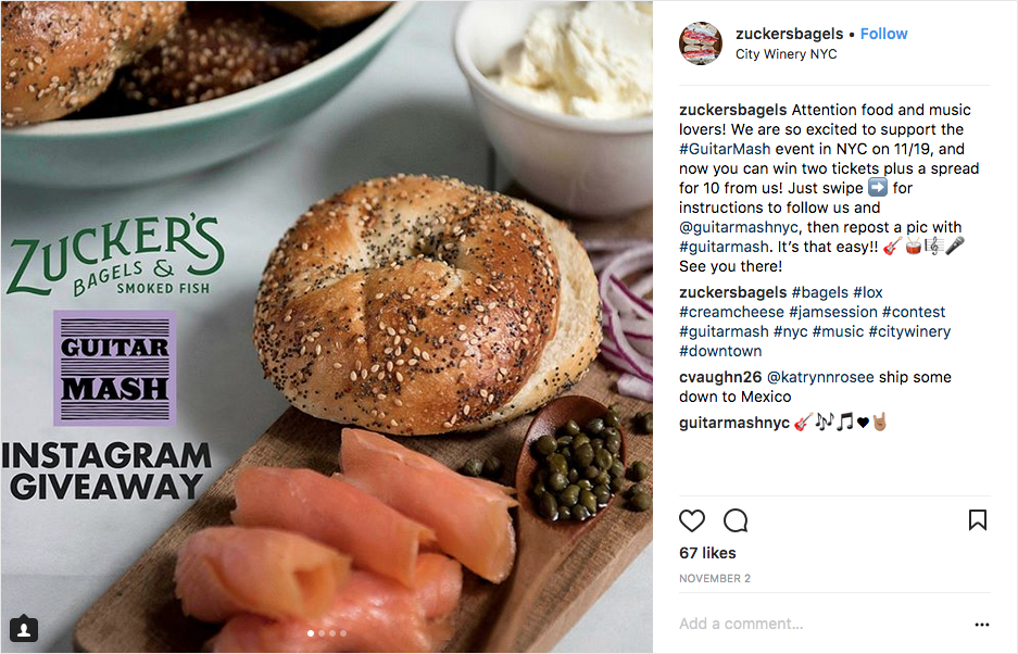 Concorso Zucker's Bagels