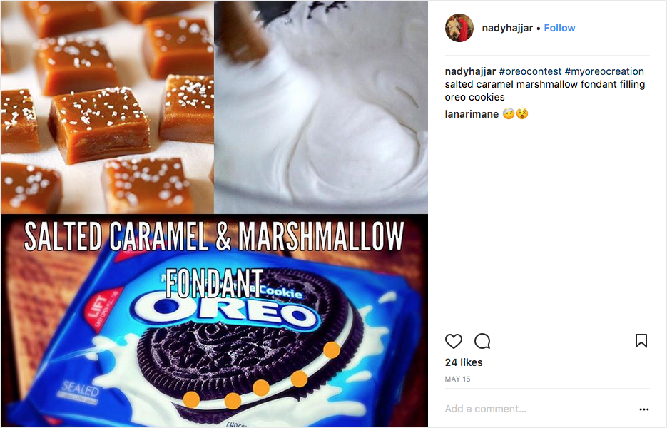 Il concorso #myoreocreation di Oreo