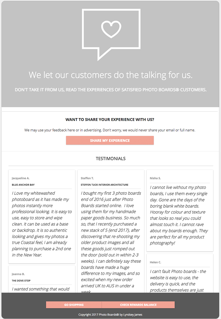 Sammeln Sie Erfahrungsberichte mit ShortStack