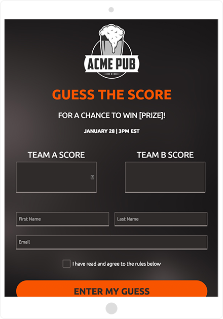 ShortStack 的 Guess the Score 模板