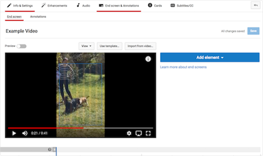 Aggiungi CTA Iscriviti a ogni video