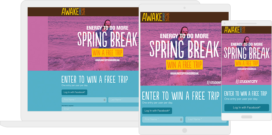 Das Spring Break-Gewinnspiel von Awake