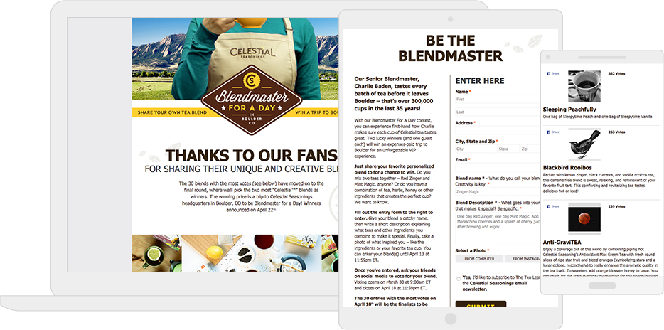 Die "Blendmaster"-Kampagne von Celestial Tea