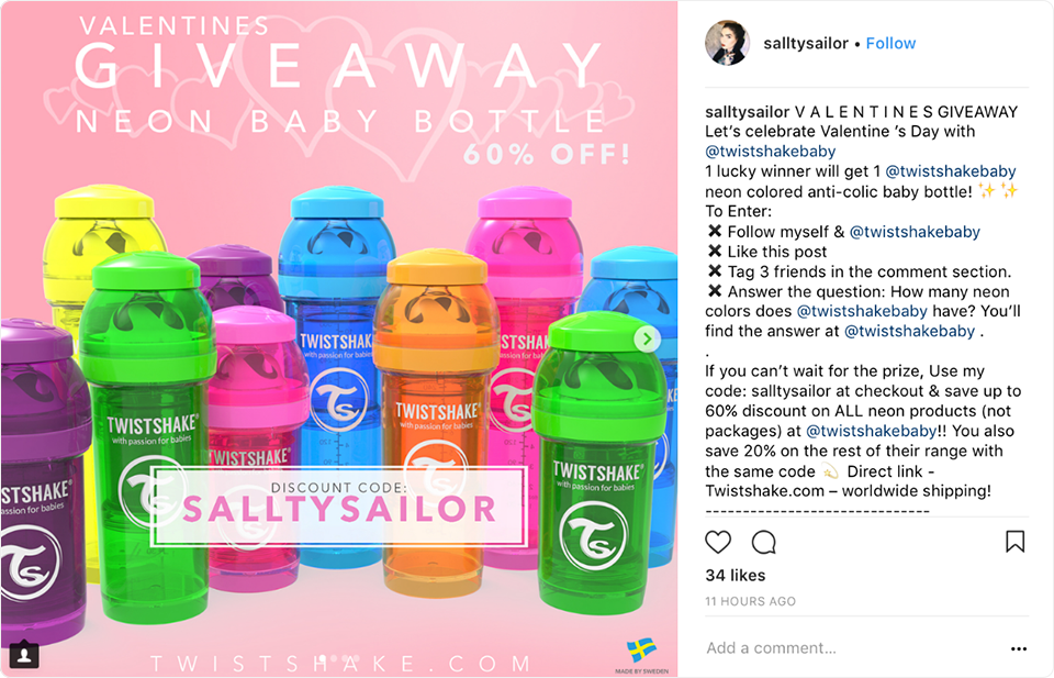 Beispiel für einen salzigen Seemann