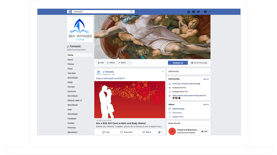 Facebookテストページ