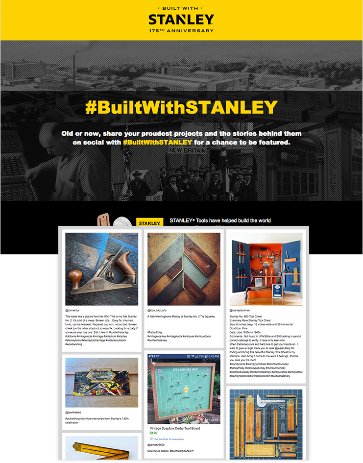 Concorso hashtag di Stanley tools