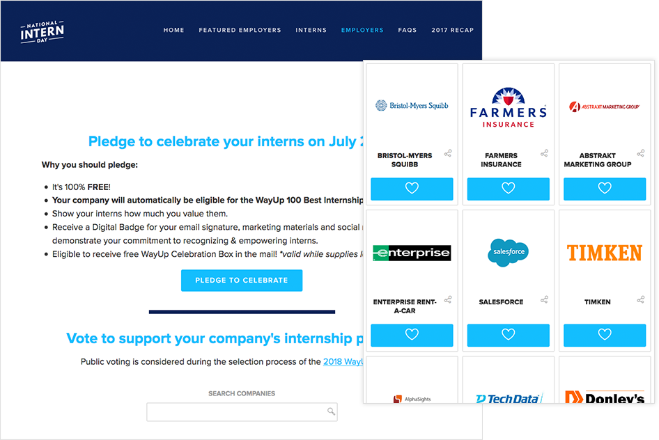 Campagna di impegno per la Giornata nazionale dello stagista