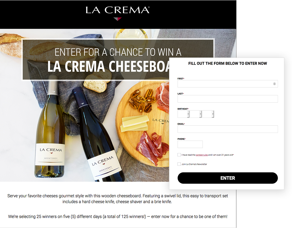 Omaggio di più giorni da La Crema