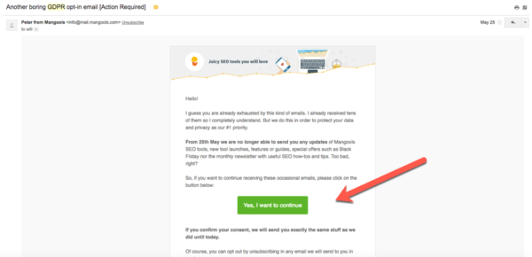 積極的な同意のためのGDPRリード生成