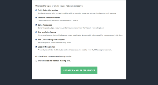 GDPRの潜在顧客-閉じるio