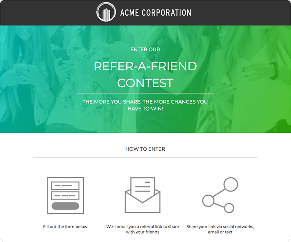 Die Empfehlungsvorlage von ShortStack