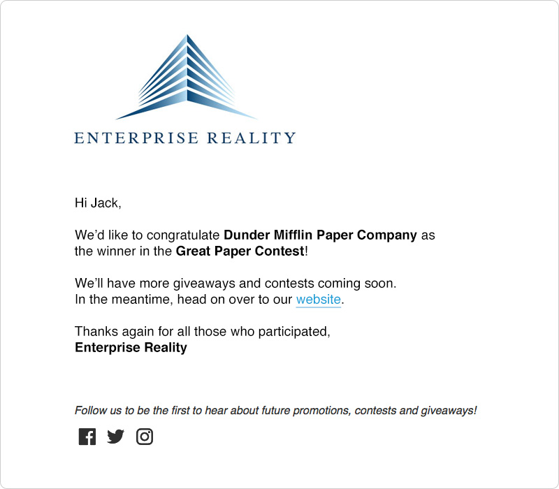 الفائز المجدول كل القالب