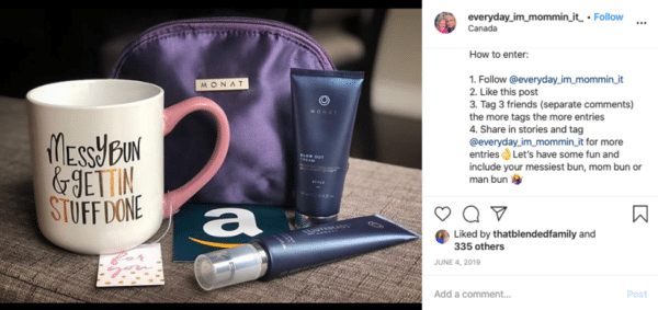 โพสต์แจกอินสตาแกรมแบบไวรัลจาก Everyday I'm Mommin It พร้อมแก้วมัคสีขาวสวย ๆ และผลิตภัณฑ์ Monat