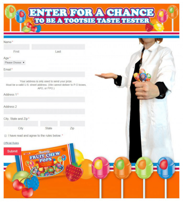 เข้าร่วมเพื่อโอกาสในการเป็นผู้ทดสอบเฉพาะผู้ทดสอบรสชาติของ Toothsie