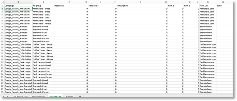 プロモーションコピーテンプレート